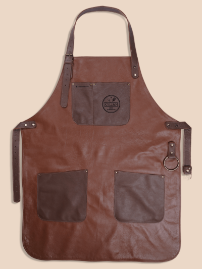 Tablier Barbecue Personnalisé En Cuir pour homme et femme
