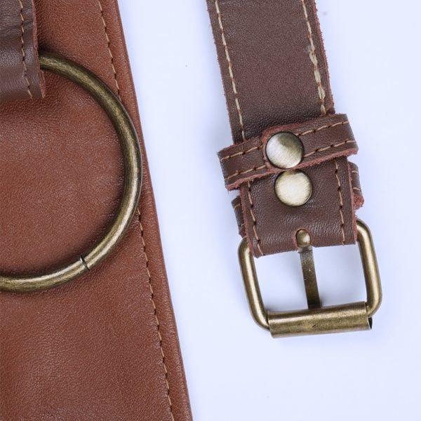 Tablier de coiffeur personnalisé en cuir