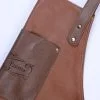 Tablier de serveur personnalisé en cuir pour homme et femme