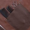 Tablier de coiffeur personnalisé en cuir