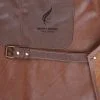 Tablier esthéticienne personnalisé en cuir