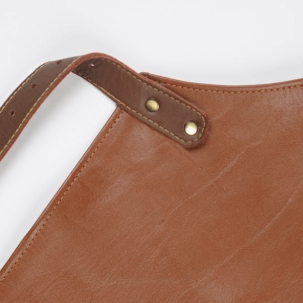 Tablier roi du barbecue personnalisé 100% cuir !